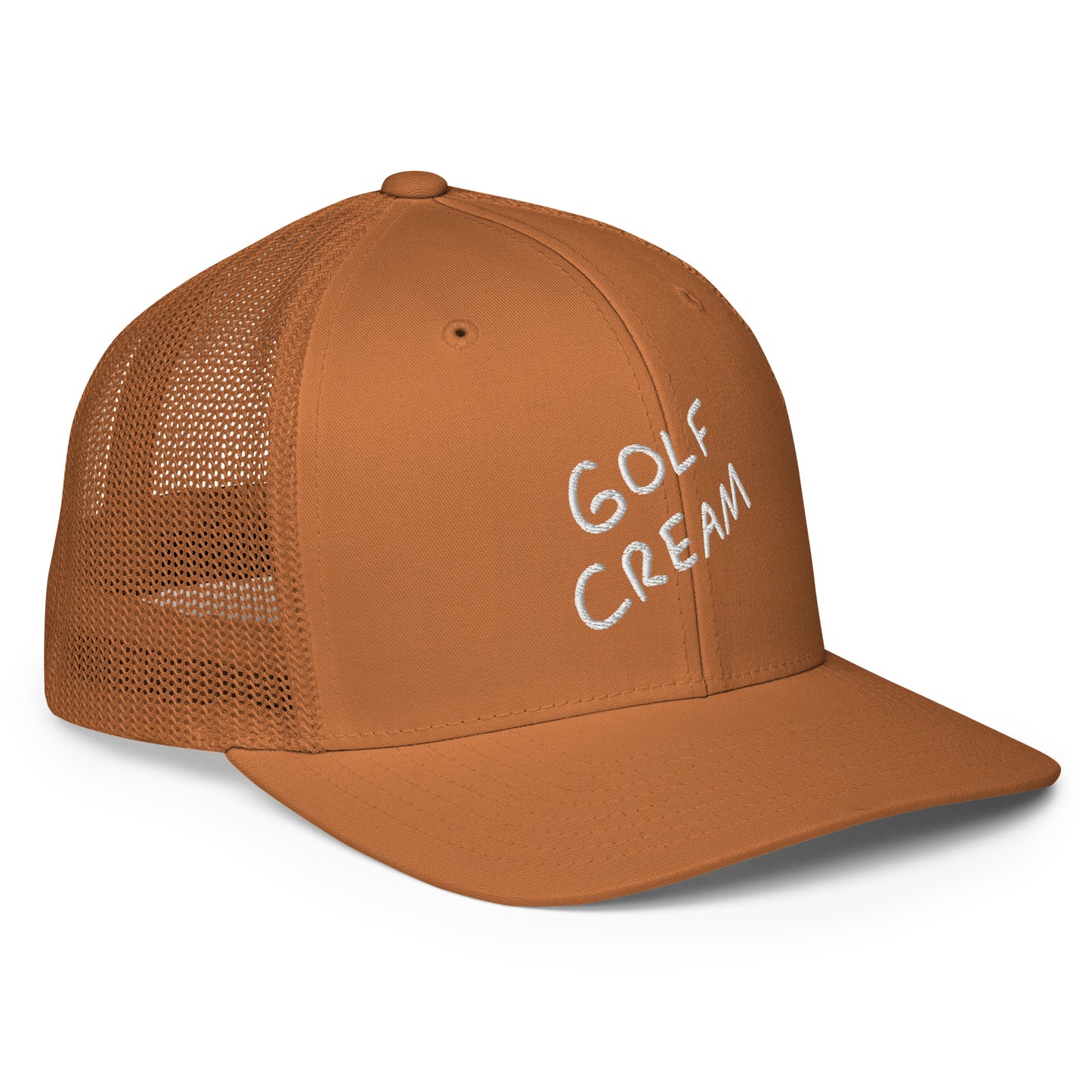 Closed-back trucker GOLF CREAM Signature cap