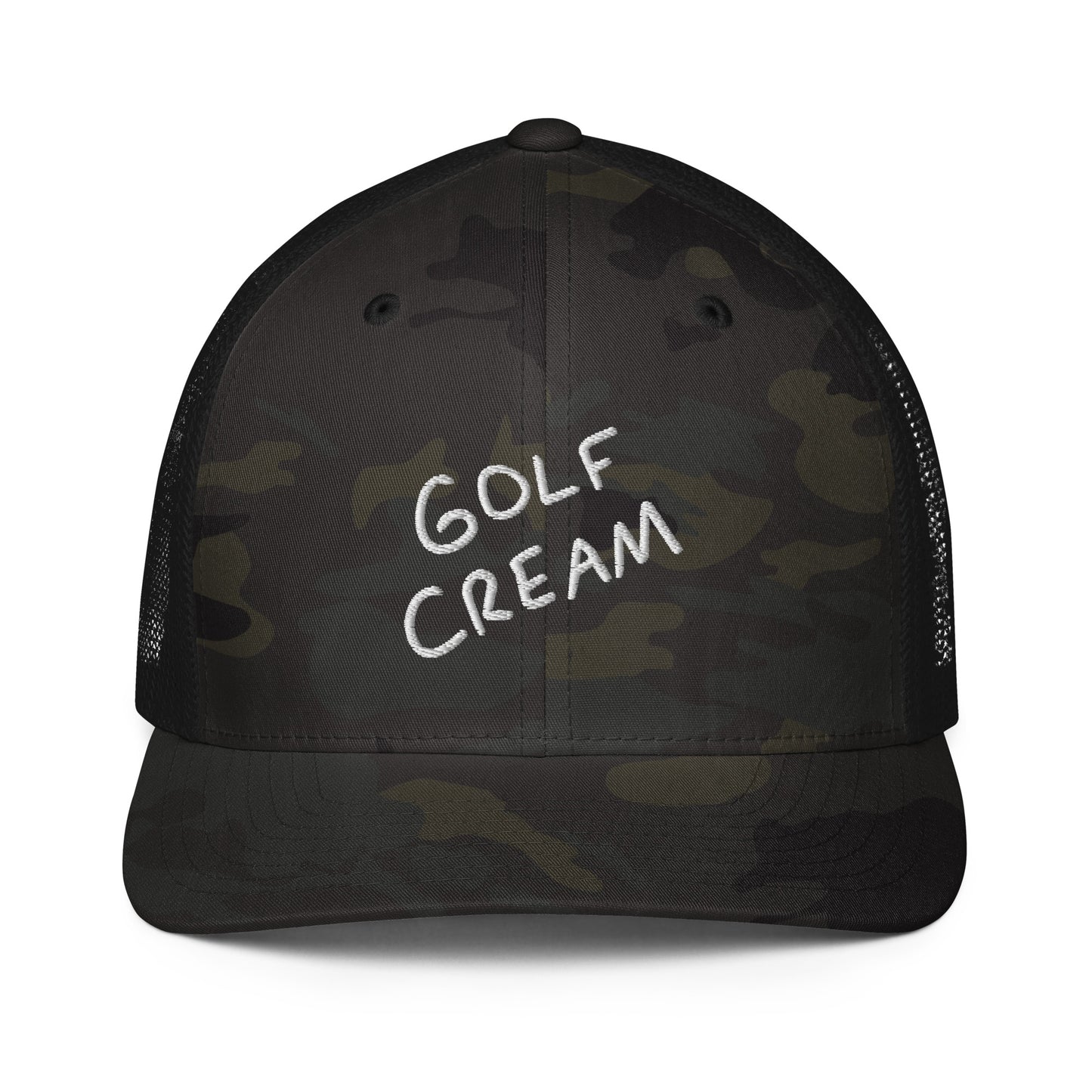 Closed-back trucker GOLF CREAM Signature cap