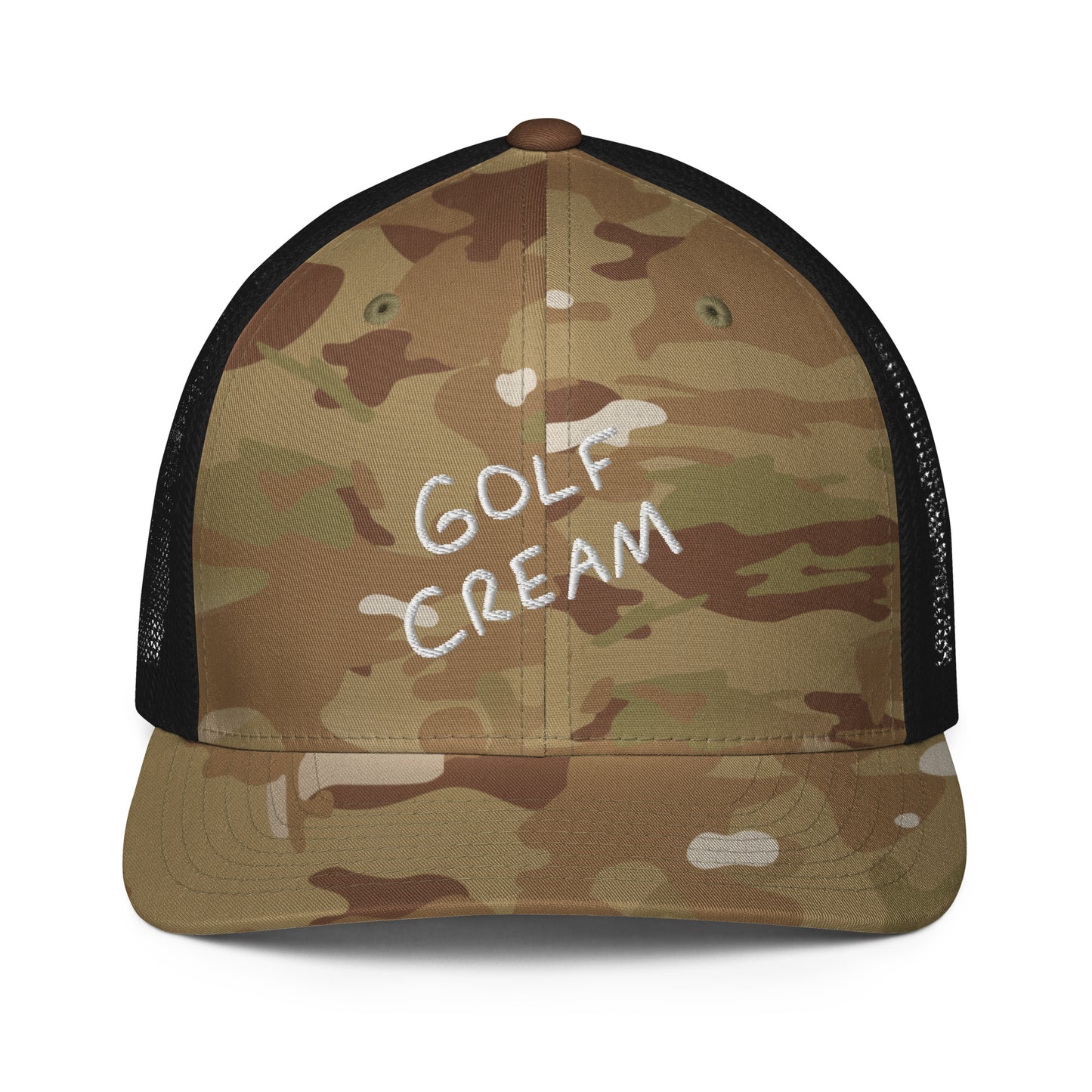 Closed-back trucker GOLF CREAM Signature cap