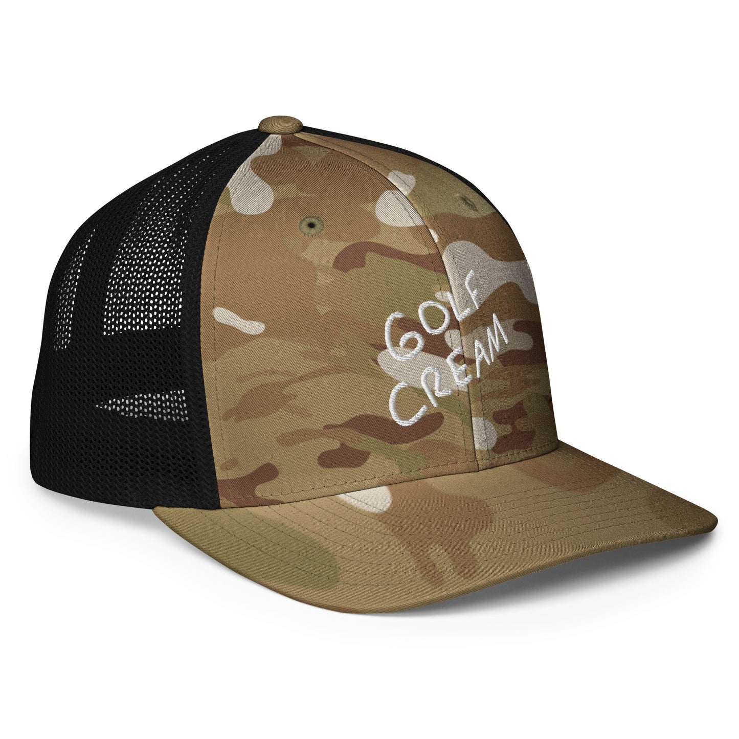 Closed-back trucker GOLF CREAM Signature cap