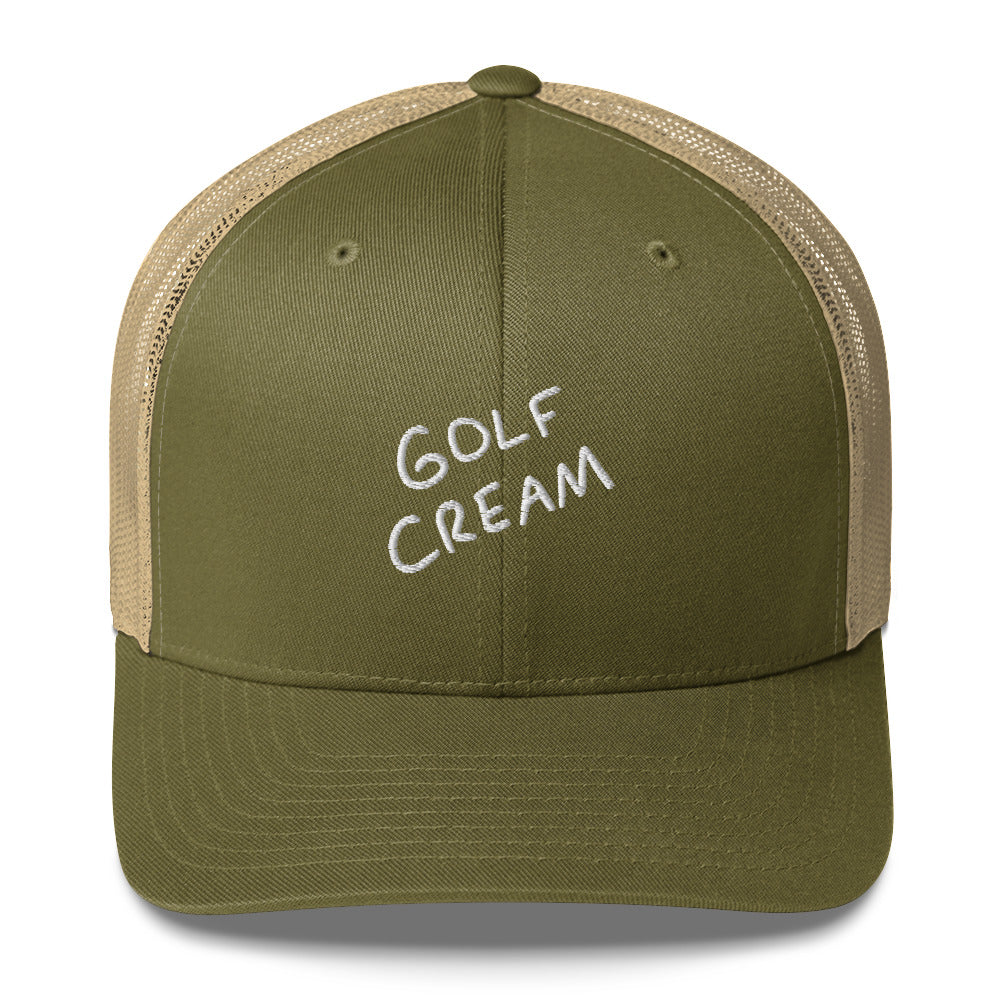 6P Trucker GOLF CREAM Signature Cap