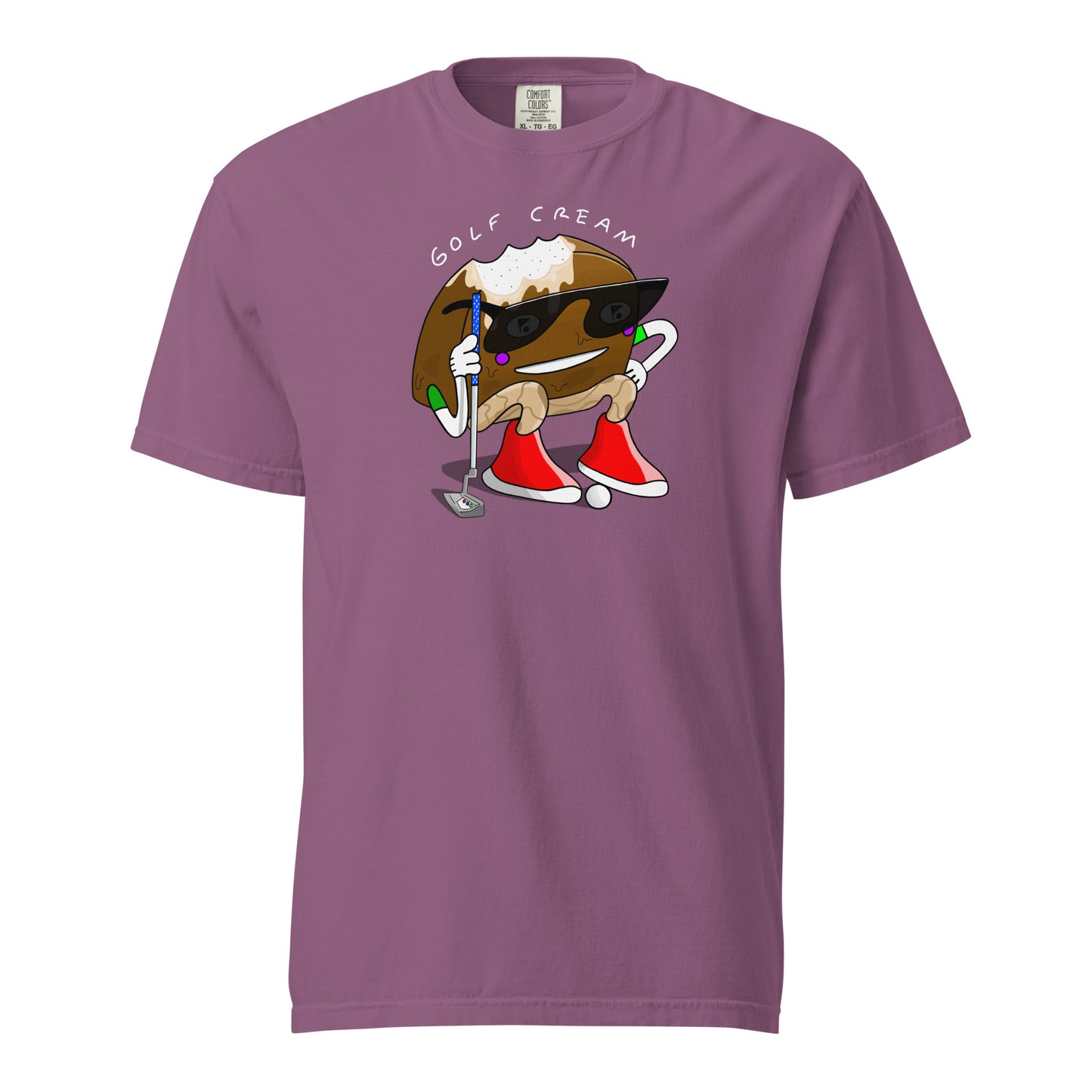 Unisex GOLF CREAM Barz putts x Comfort Colors t-shirt