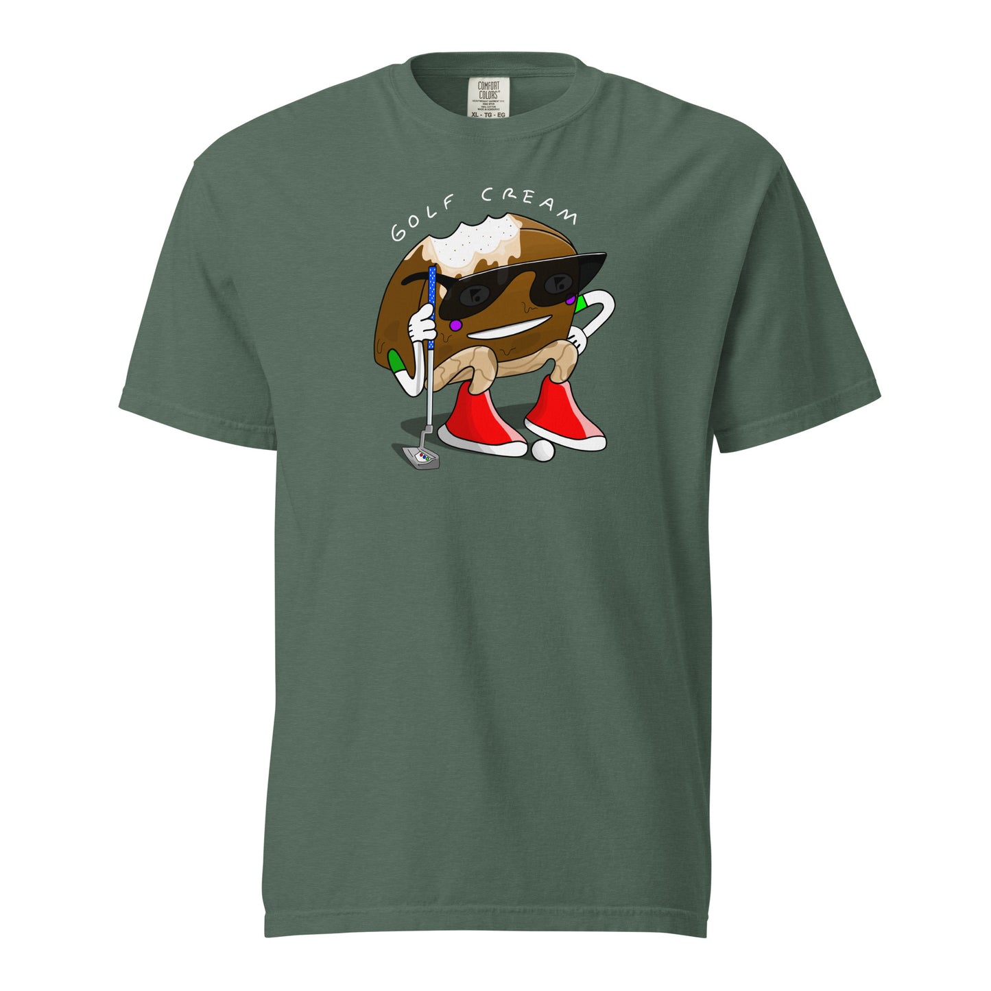 Unisex GOLF CREAM Barz putts x Comfort Colors t-shirt