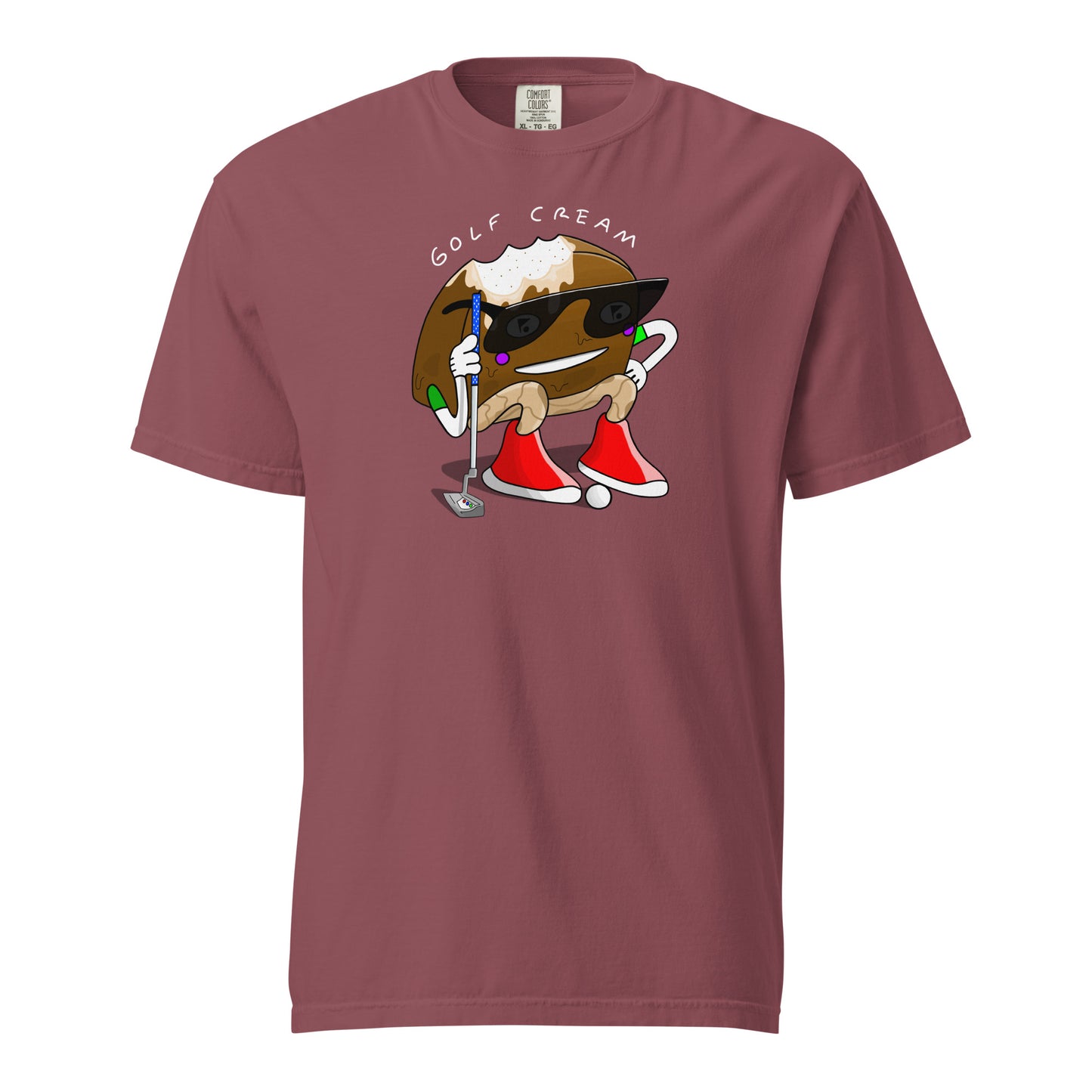 Unisex GOLF CREAM Barz putts x Comfort Colors t-shirt