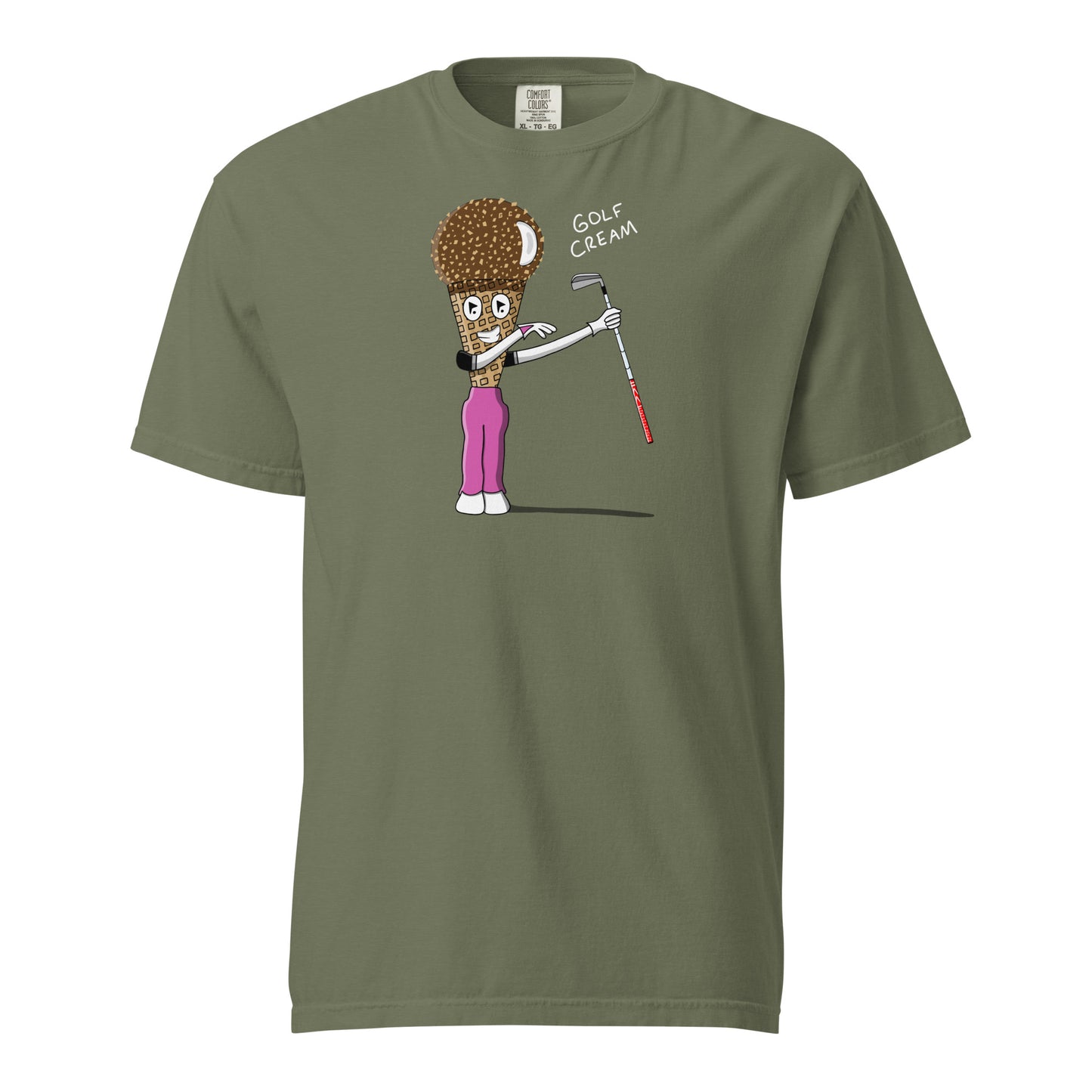 Unisex GOLF CREAM Krunch x Comfort Colors t-shirt