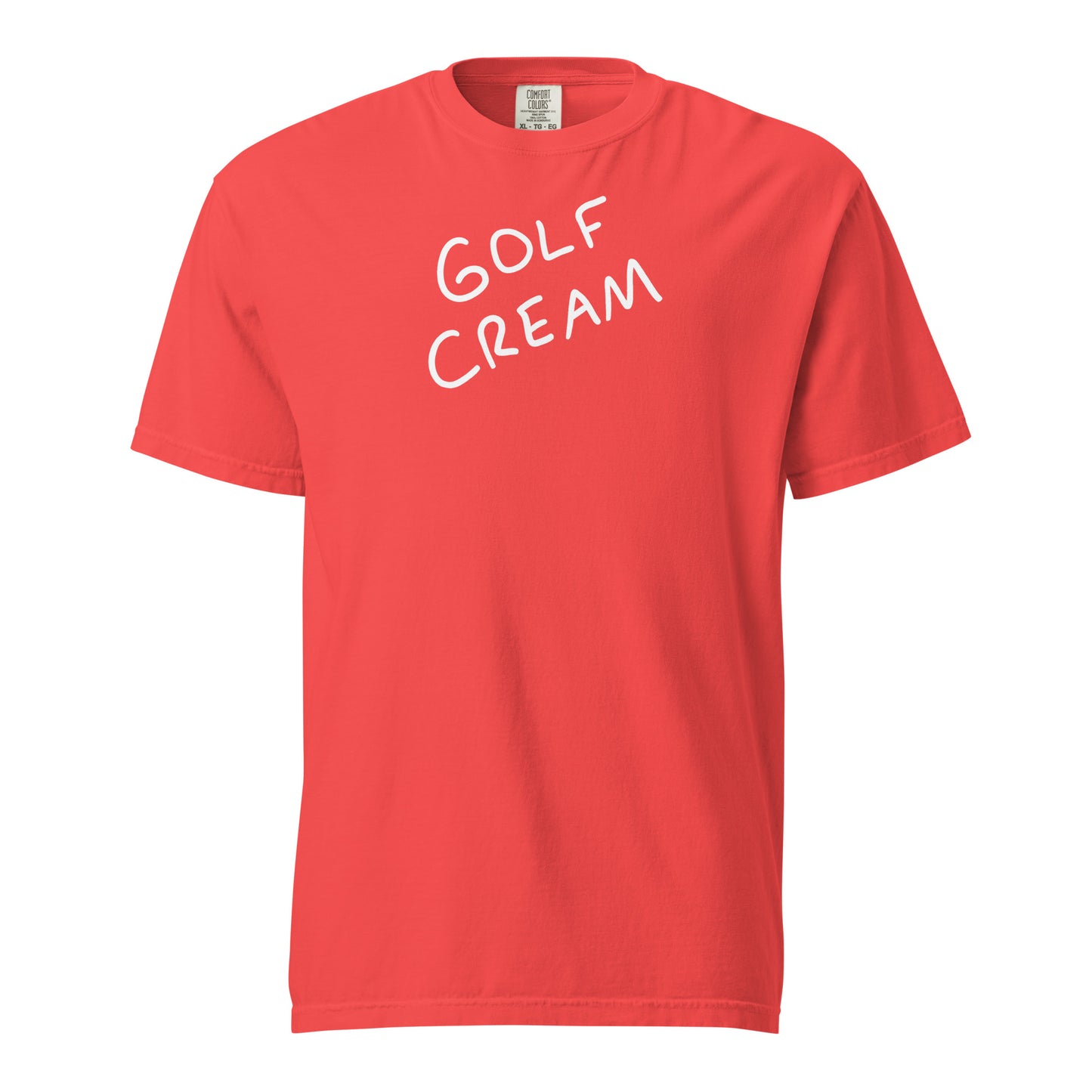 Unisex GOLF CREAM Signature x Comfort Colors t-shirt