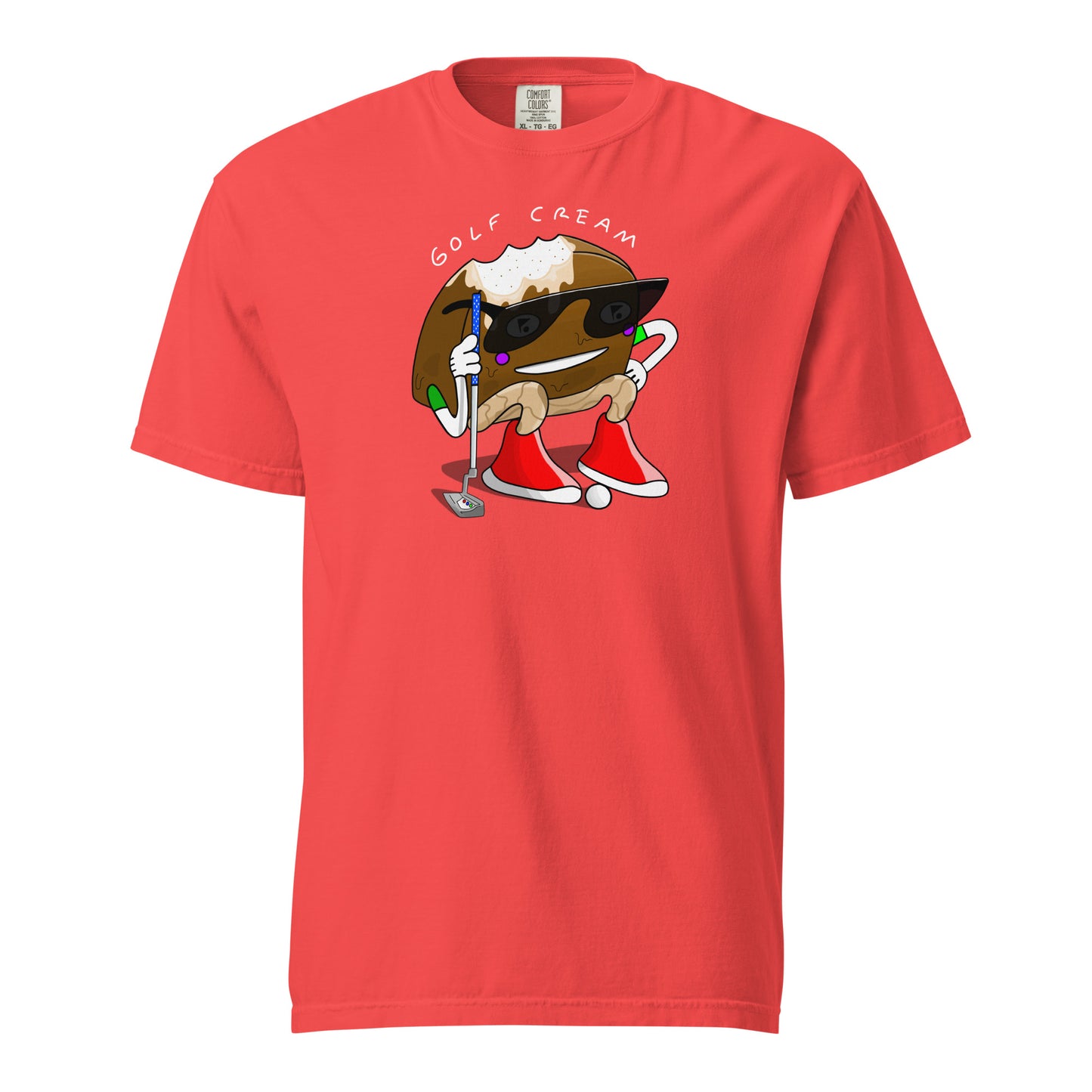 Unisex GOLF CREAM Barz putts x Comfort Colors t-shirt