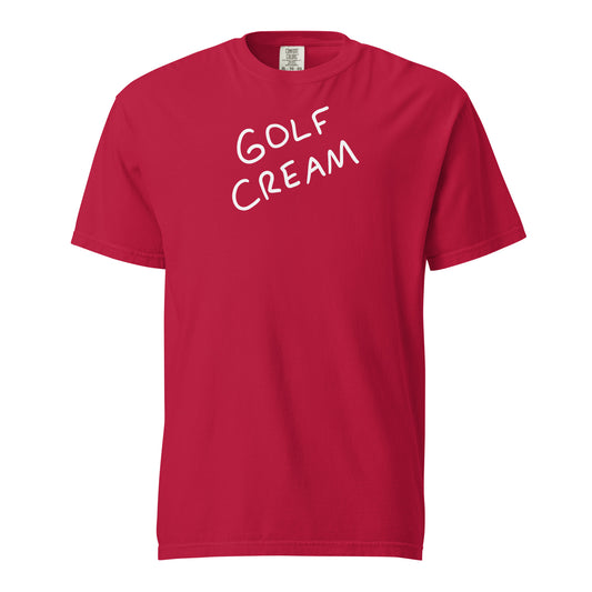 Unisex GOLF CREAM Signature x Comfort Colors t-shirt