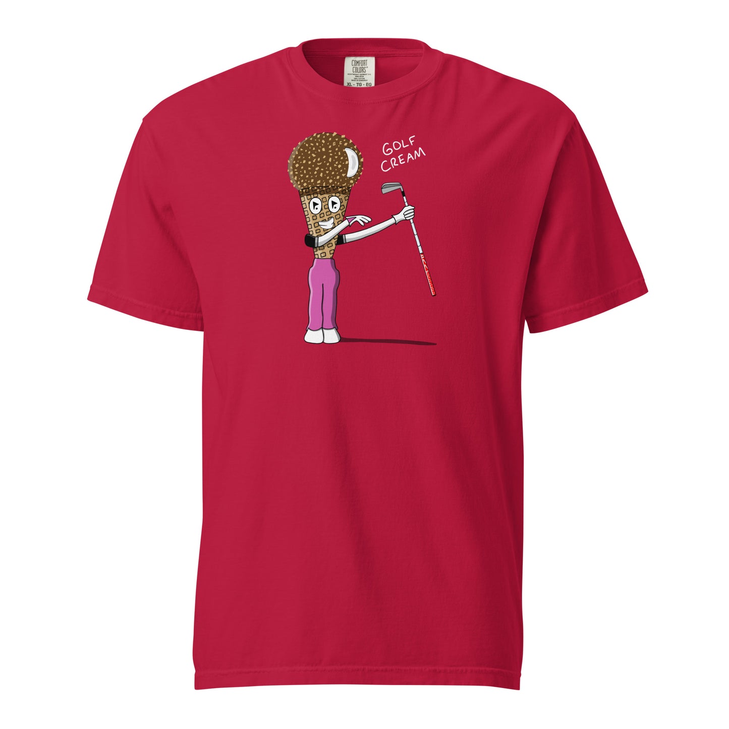 Unisex GOLF CREAM Krunch x Comfort Colors t-shirt