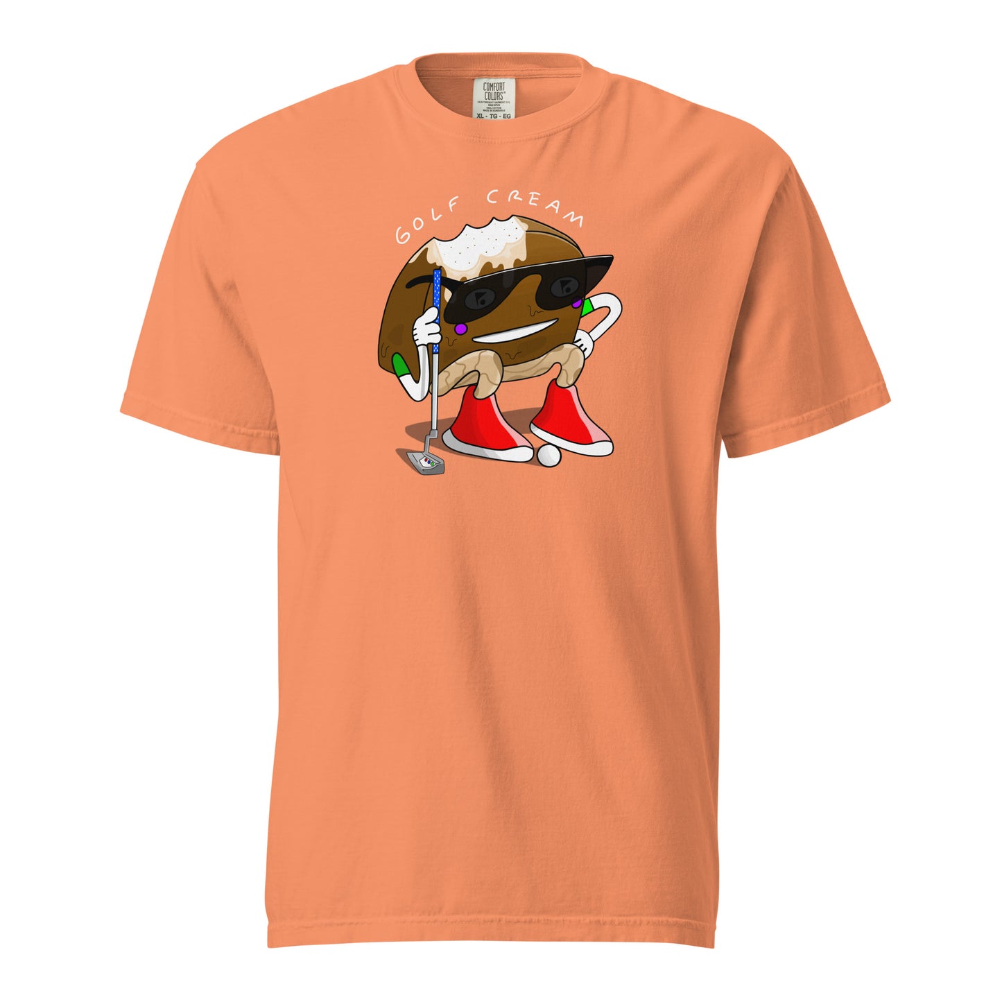 Unisex GOLF CREAM Barz putts x Comfort Colors t-shirt