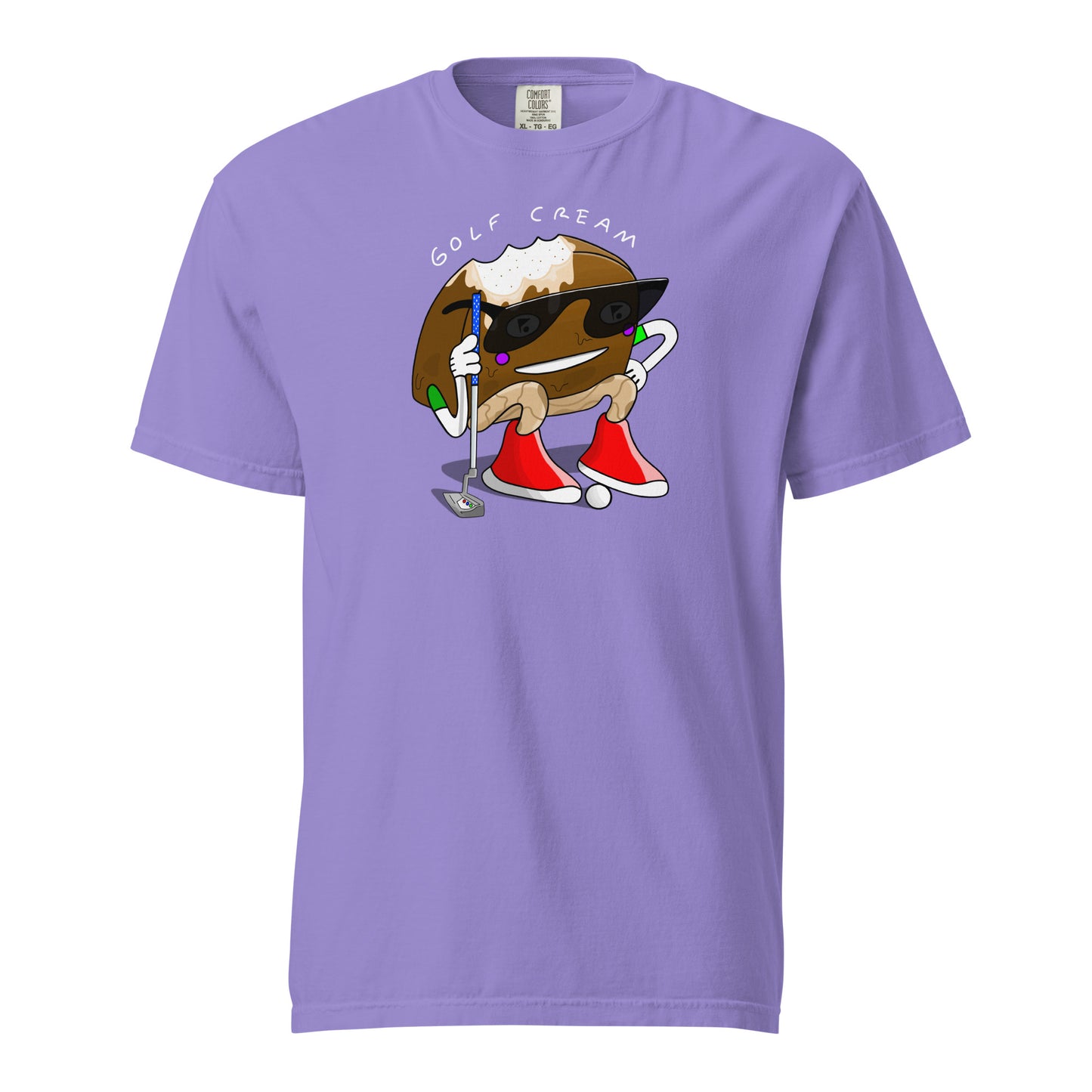 Unisex GOLF CREAM Barz putts x Comfort Colors t-shirt