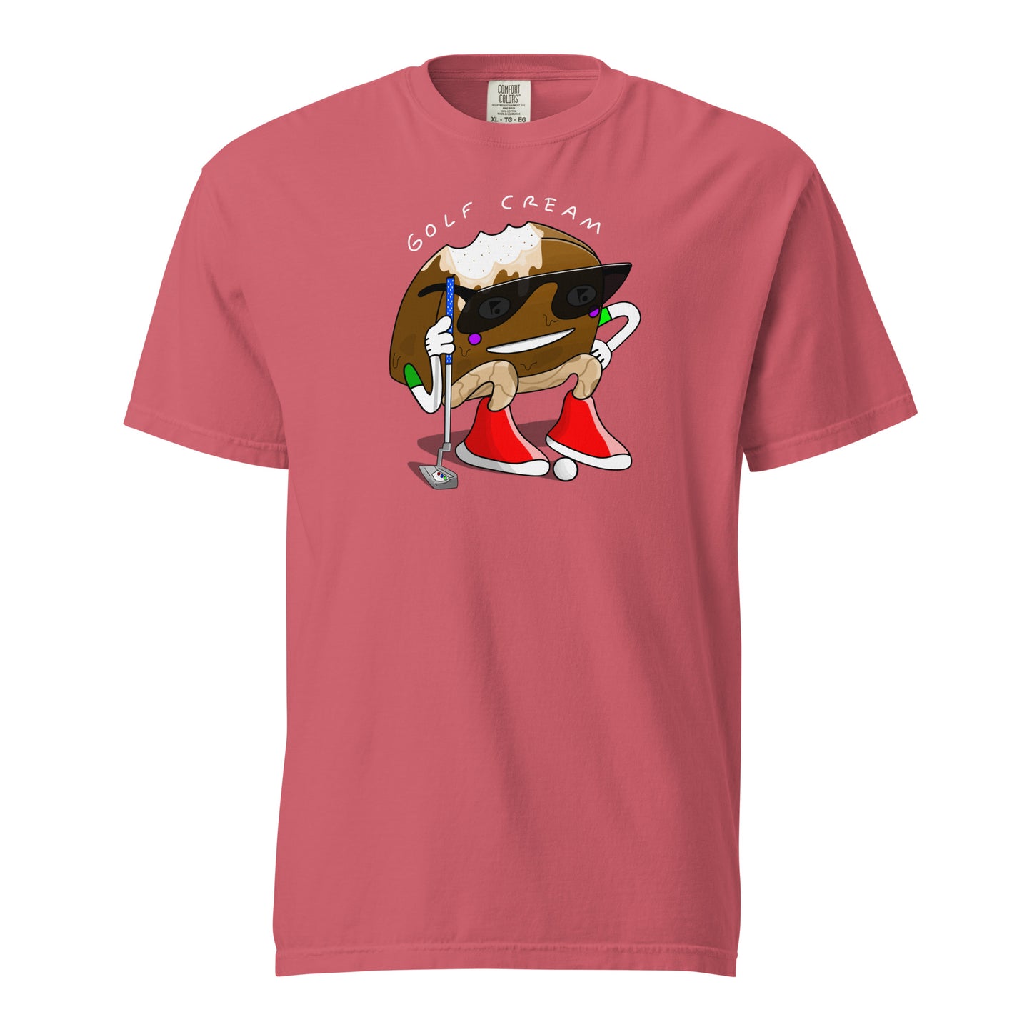 Unisex GOLF CREAM Barz putts x Comfort Colors t-shirt