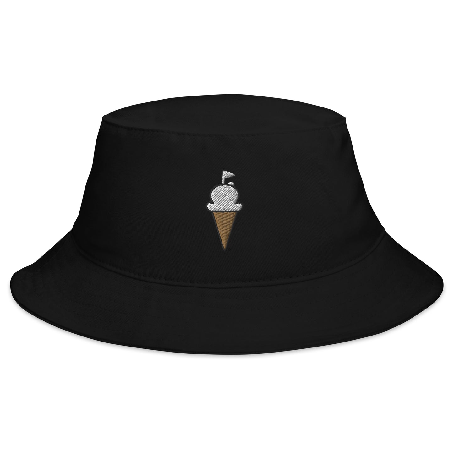 Bucket GOLF CREAM Vanilla Cone Logo Hat