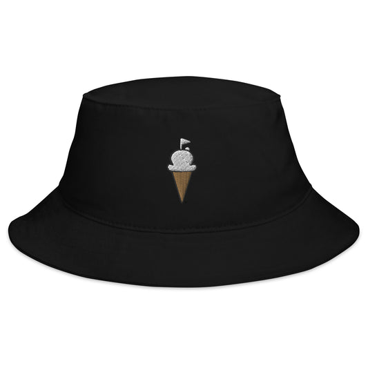 Bucket GOLF CREAM Vanilla Cone Logo Hat