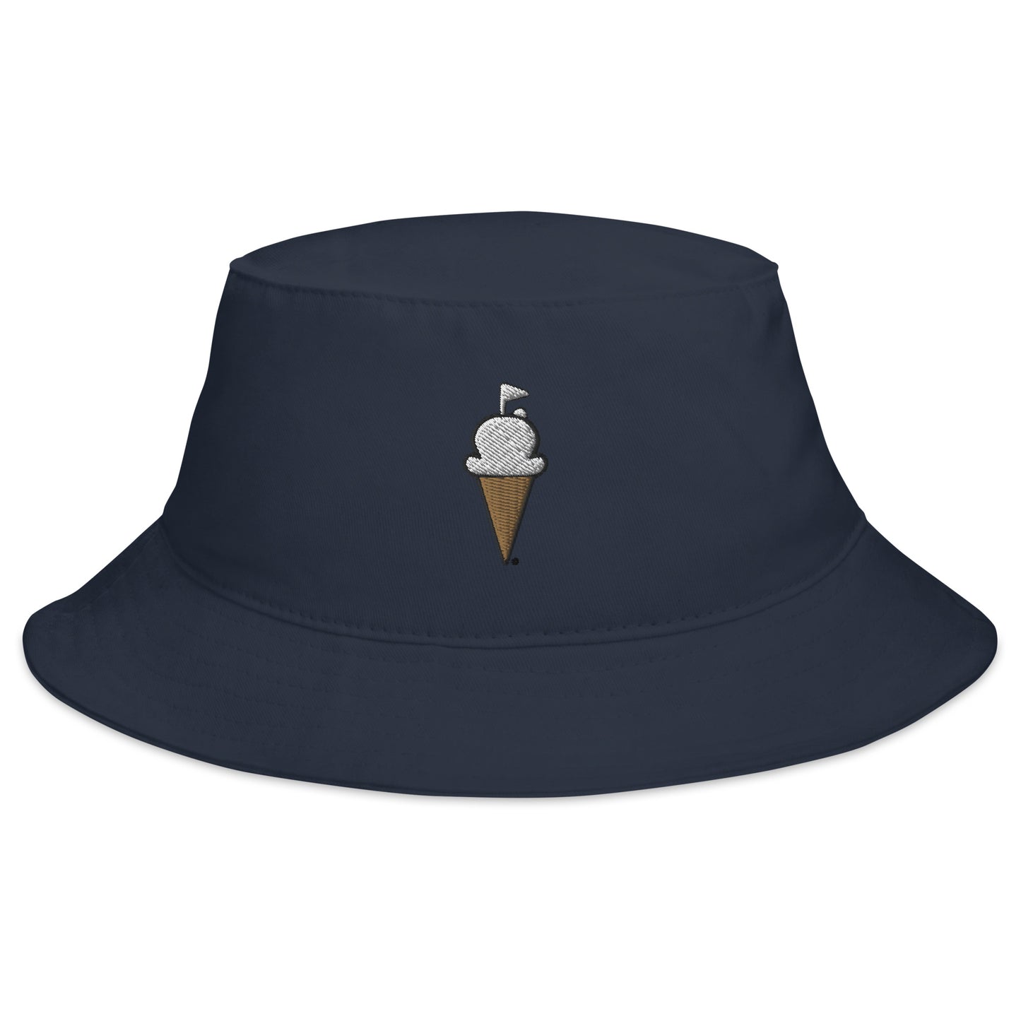 Bucket GOLF CREAM Vanilla Cone Logo Hat