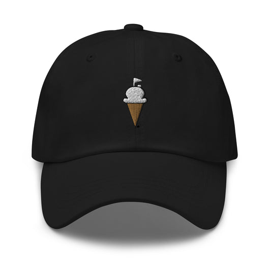 Dad GOLF CREAM Vanilla Cone Logo hat