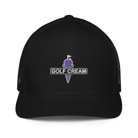 Closed-back GOLF CREAM trucker cap