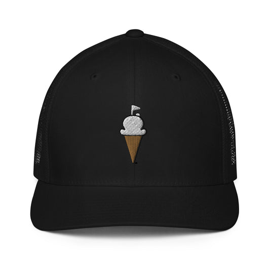 Closed-back GOLF CREAM Vanilla Logo trucker cap