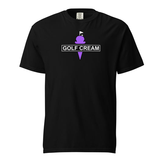 Unisex garment-dyed heavyweight GOLF CREAM t-shirt